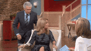 kathie lee gifford kiss GIF by The Meredith Vieira Show