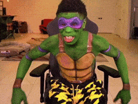 Teenage Mutant Ninja Turtle Rakai GIF