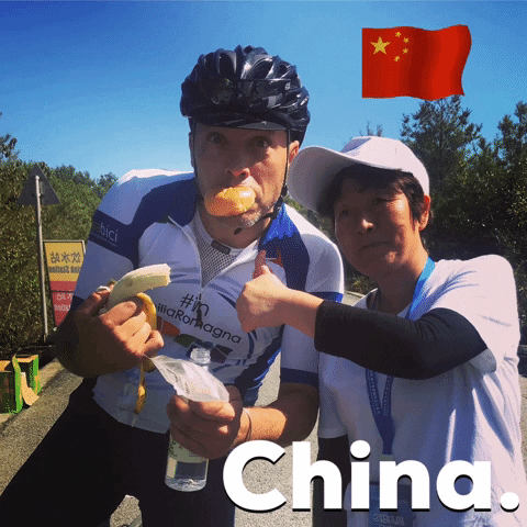 SaddleDrunk food cycling ride china GIF