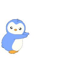 Happy Lets Go Sticker by Pudgy Penguins