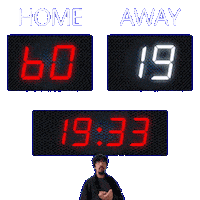 19 Away Sticker
