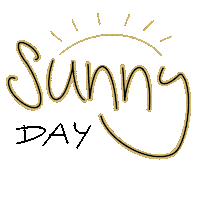 Sunny Day Sun Sticker
