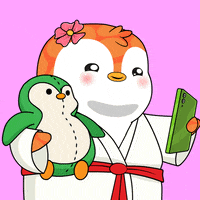 Instagram Phone GIF by Pudgy Penguins