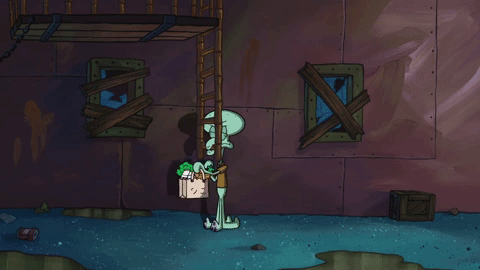 season 9 squid defense GIF by SpongeBob SquarePants