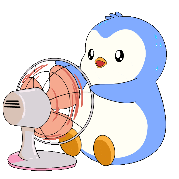 Summer Penguin Sticker by Pudgy Penguins