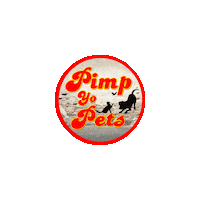 Pimp123 Sticker by Pimp Yo Pets
