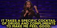 teamcoco happy compliment rachel feinstein GIF