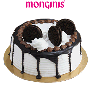 Monginis cake chocolate brown pastry Sticker