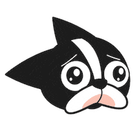 Boston Terrier Love Sticker by BBRC Marketing