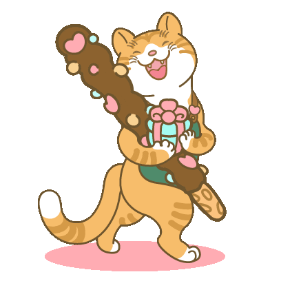 catgrass giphyupload happy cat heart Sticker