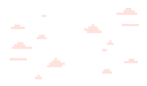 Pixel Rain Sticker