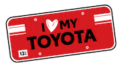 Licenseplate Love Sticker by Toyota Canada