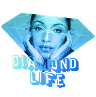 diamond life instagram Sticker by universalcollage