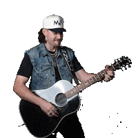 Acoustic Guitar Sticker by Austin Snell