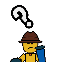 Thinking What Sticker by StikBot