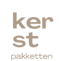 Miek Kerstpakket Sticker by kadomeesters