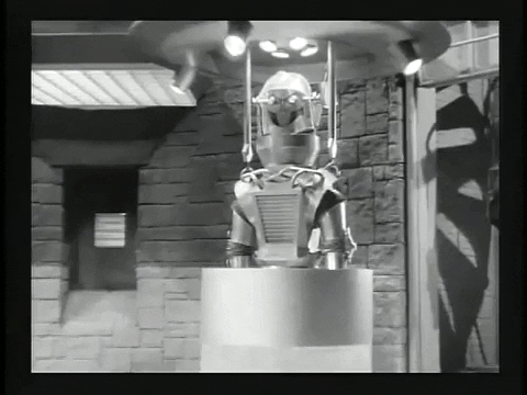 SpookyFlicks giphygifmaker robot scifi tobor GIF