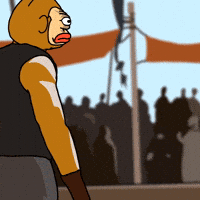 Excited Russel Crowe GIF by Ponke
