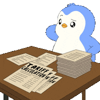 Art Of The Deal Penguin Sticker by Pudgy Penguins