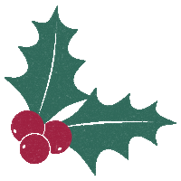 Holly Jolly Christmas Sticker by Mallory Ervin