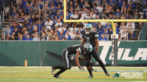 football tulane GIF by GreenWave