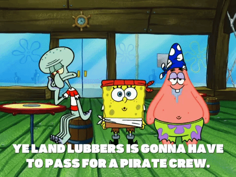 season 6 grandpappy the pirate GIF by SpongeBob SquarePants