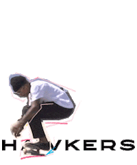 happy fun Sticker by Hawkersco