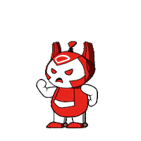 Angry Fire Sticker by Bigetron