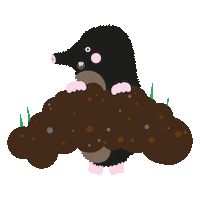 Scared Look Sticker