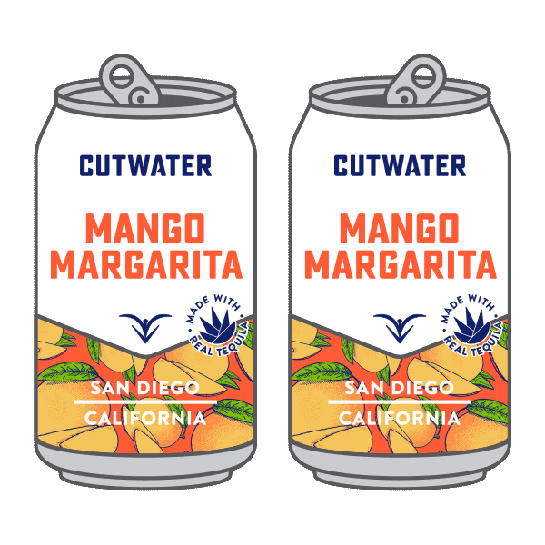 Tequila Mango Margarita Sticker by Cutwater Spirits