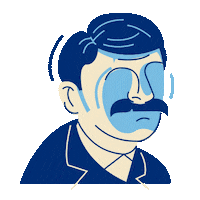 productoslea moustache Movember bigote mostacho Sticker