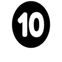 Number Blanco Sticker