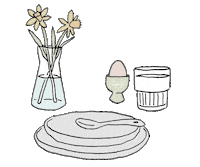 Breakfast Easter Sticker by DilleKamille