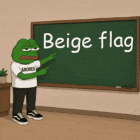 Flag Beige GIF by THE PEOPLE UPSTAIRS