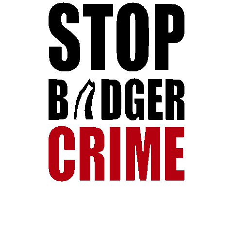 Wildlife Crime Sticker by Badger Trust