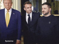 Trump Kiss GIF by systaime