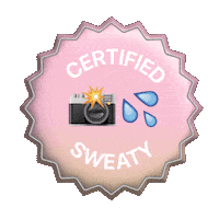 Sweaty Selfie Sticker by growwithjo