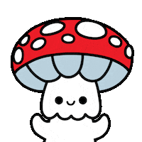 Mushroom Wow Sticker
