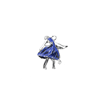 anghewolf dance walk her radiohead GIF