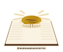 Pop Up Book Sticker by buddhabeanscoffee