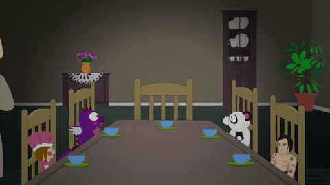 liane cartman tea GIF by South Park 
