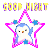 Tired Good Night Sticker by Pudgy Penguins