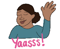 jannahsuart nope yass black girl jannahsuart Sticker