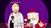 santa claus singing GIF by South Park 