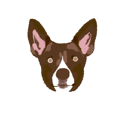 Happy Dog Sticker