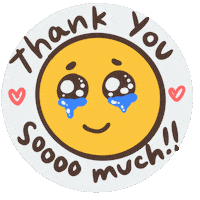 Thank You So Much Sticker