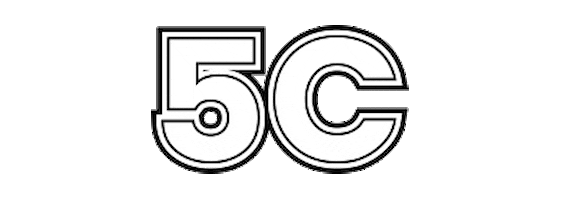 5C Sticker by Elizabeth Sutton Collection