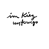 Unterwegs Sticker