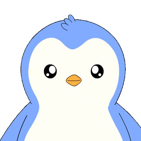 Lets Go Penguin Sticker by Pudgy Penguins