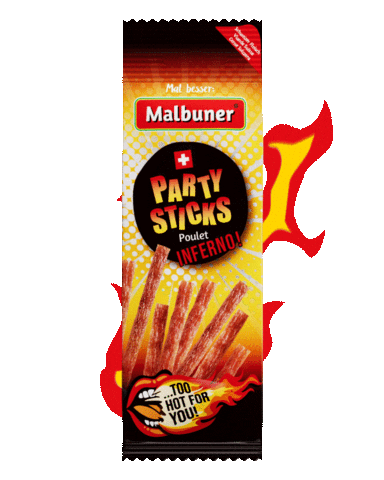 malbuner snack inferno genuss gewürze Sticker